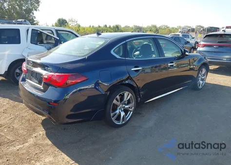 2016 Infiniti Q70L 3.7X z USA, uszkodzony, nr VIN JN1BY1PR7GM720879
